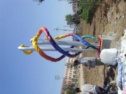 hj1740 不銹鋼雕塑-針線之魅_青島國際服裝城不銹鋼雕塑、石雕、玻璃鋼雕塑_濱州宏景雕塑有限公司