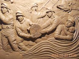 hj2023 消防題材玻璃鋼浮雕_消防題材玻璃鋼浮雕_濱州宏景雕塑有限公司